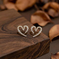 Amour Fluid Heart Studs