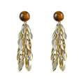 Golden Cascade Drop Earrings