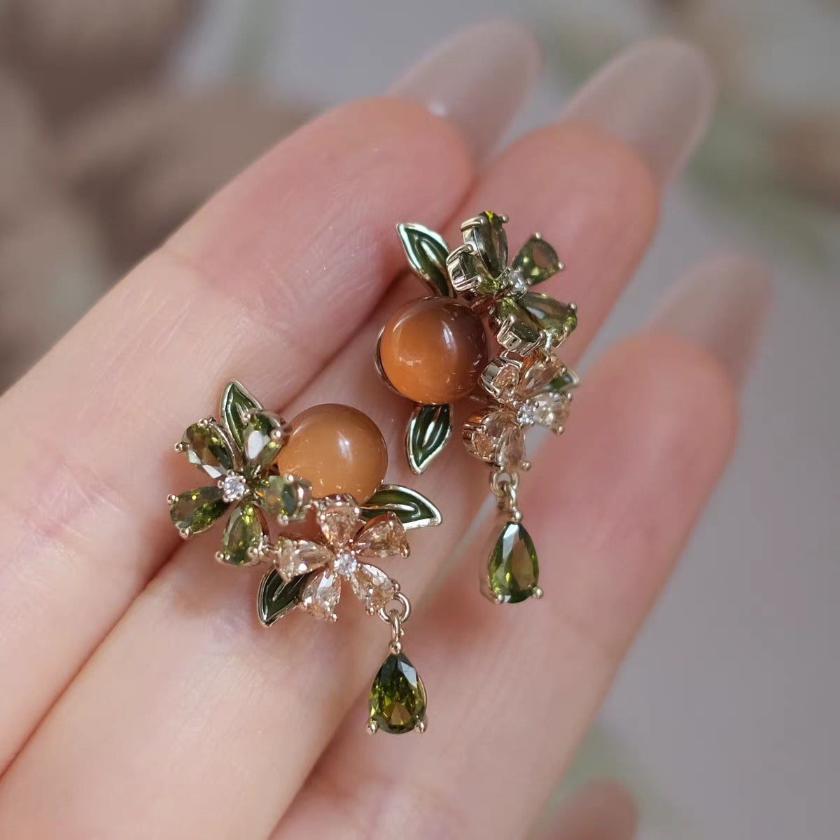 Enchanted Garden Secret Drop Earrings
