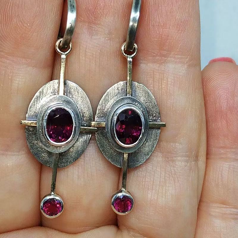 Crimson Light Earrings
