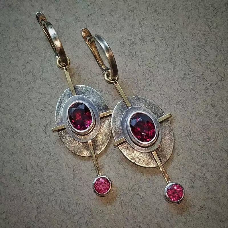 Crimson Light Earrings