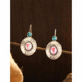 Eclipse Cabochon Drop Earrings
