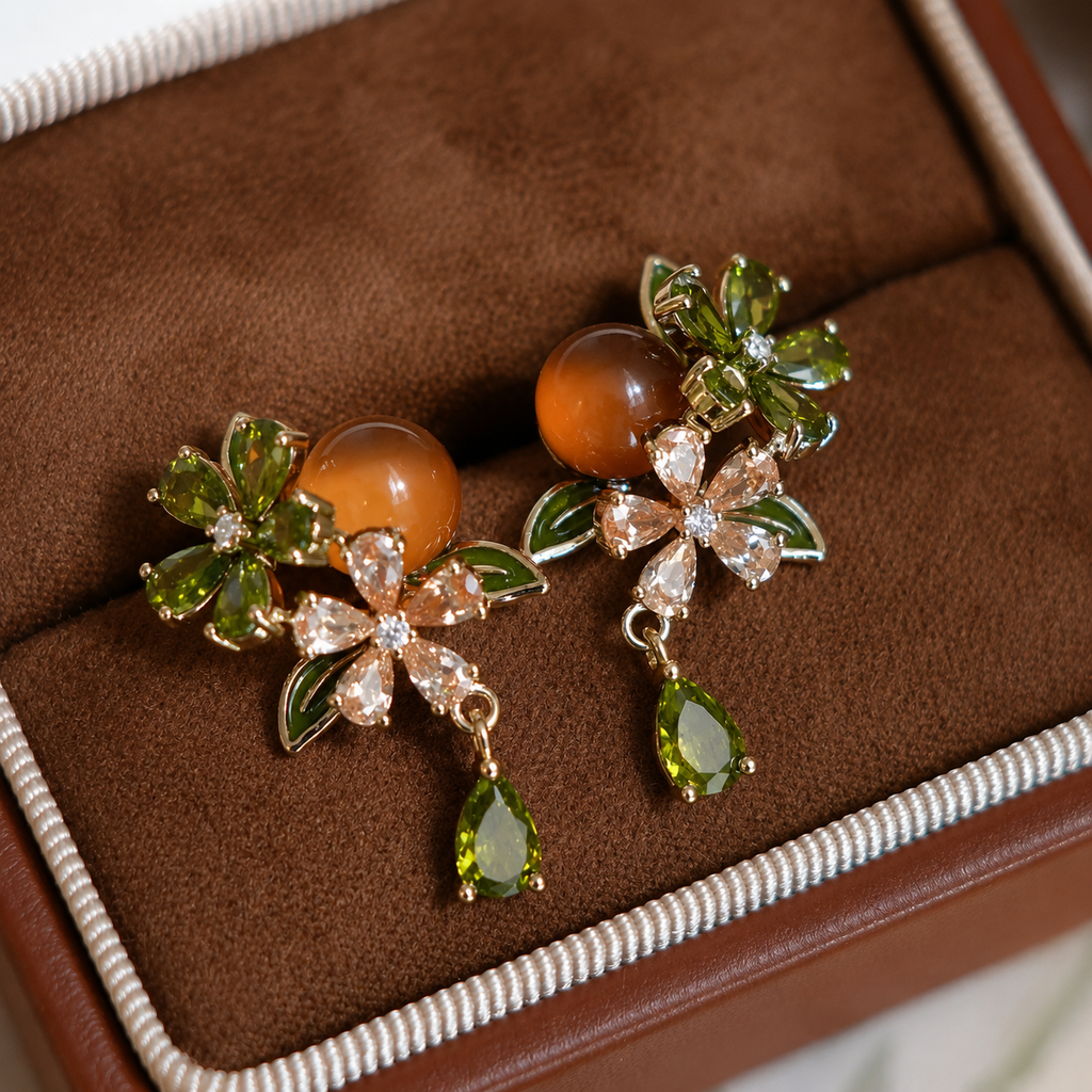 Enchanted Garden Secret Drop Earrings
