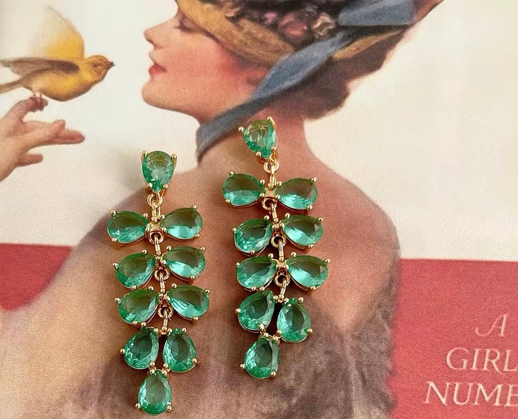 Ivy Cabochon Statement Studs