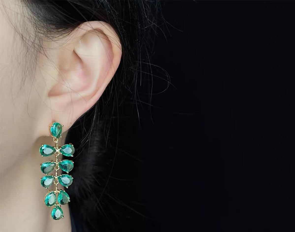 Ivy Cabochon Statement Studs