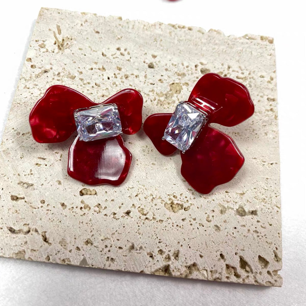 Petal Radiance Statement Studs