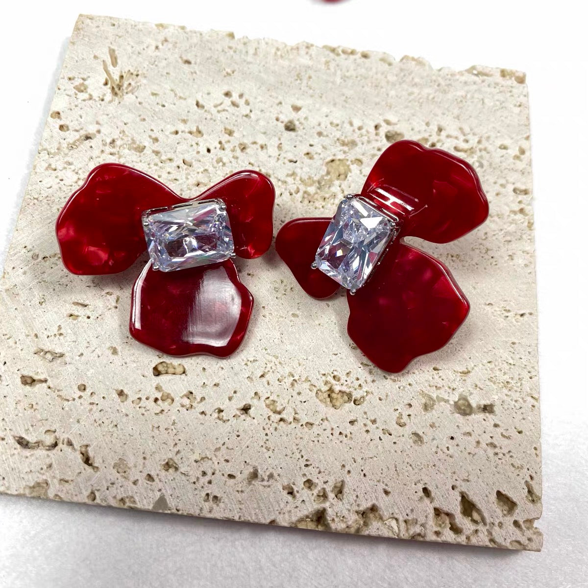 Petal Radiance Statement Studs